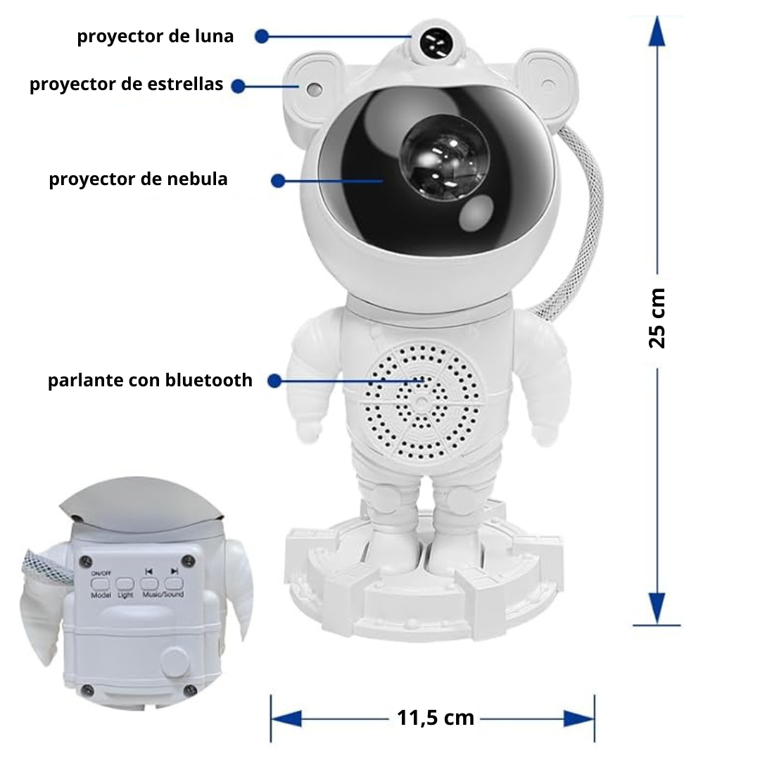 Proyector Astronauta Galaxia